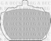 BORG & BECK BBP1098 Brake Pad Set, disc brake